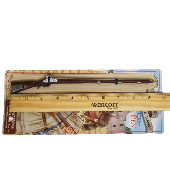 Remember The Alamo Rifle Pen 9.5"L Blue Ink Writing Instrument NIP - Picture 5 of 5